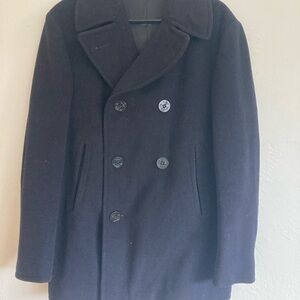 Vintage military Blue Men's Peacoat